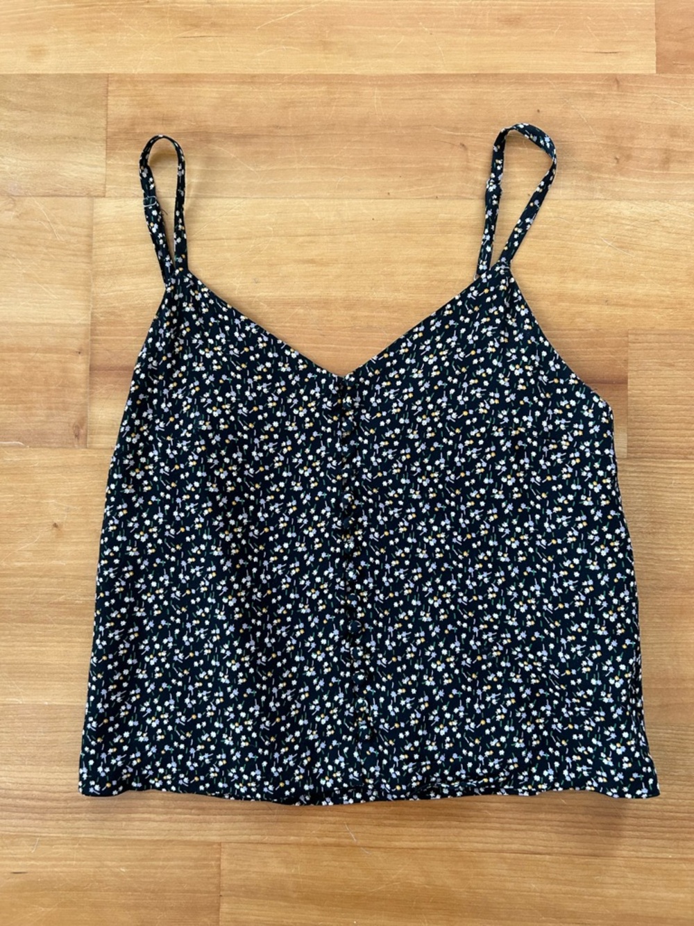 Madewell tank top w/small flower print